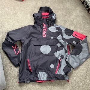 Oakley anorak rain coat